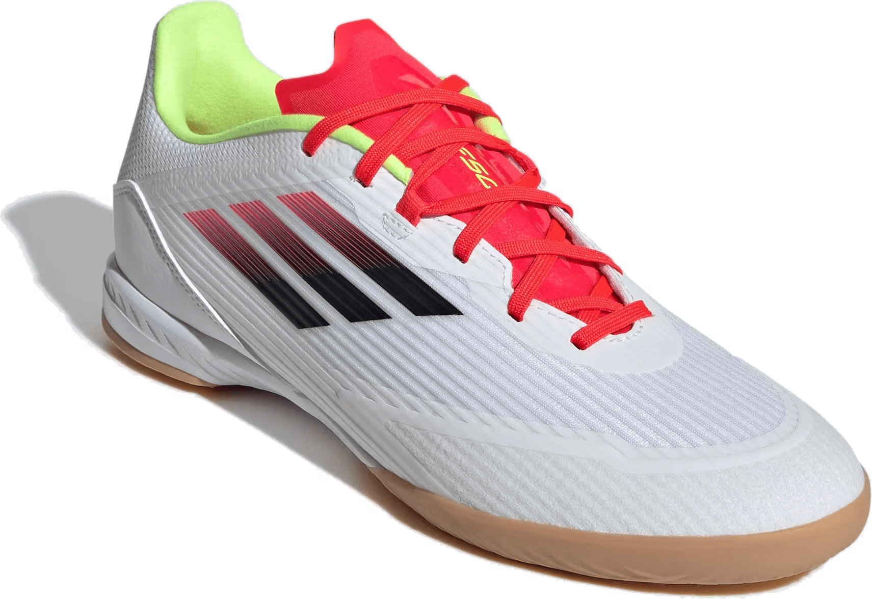 adidas F50 League Indoor Cloud White Core Black Solar Yellow