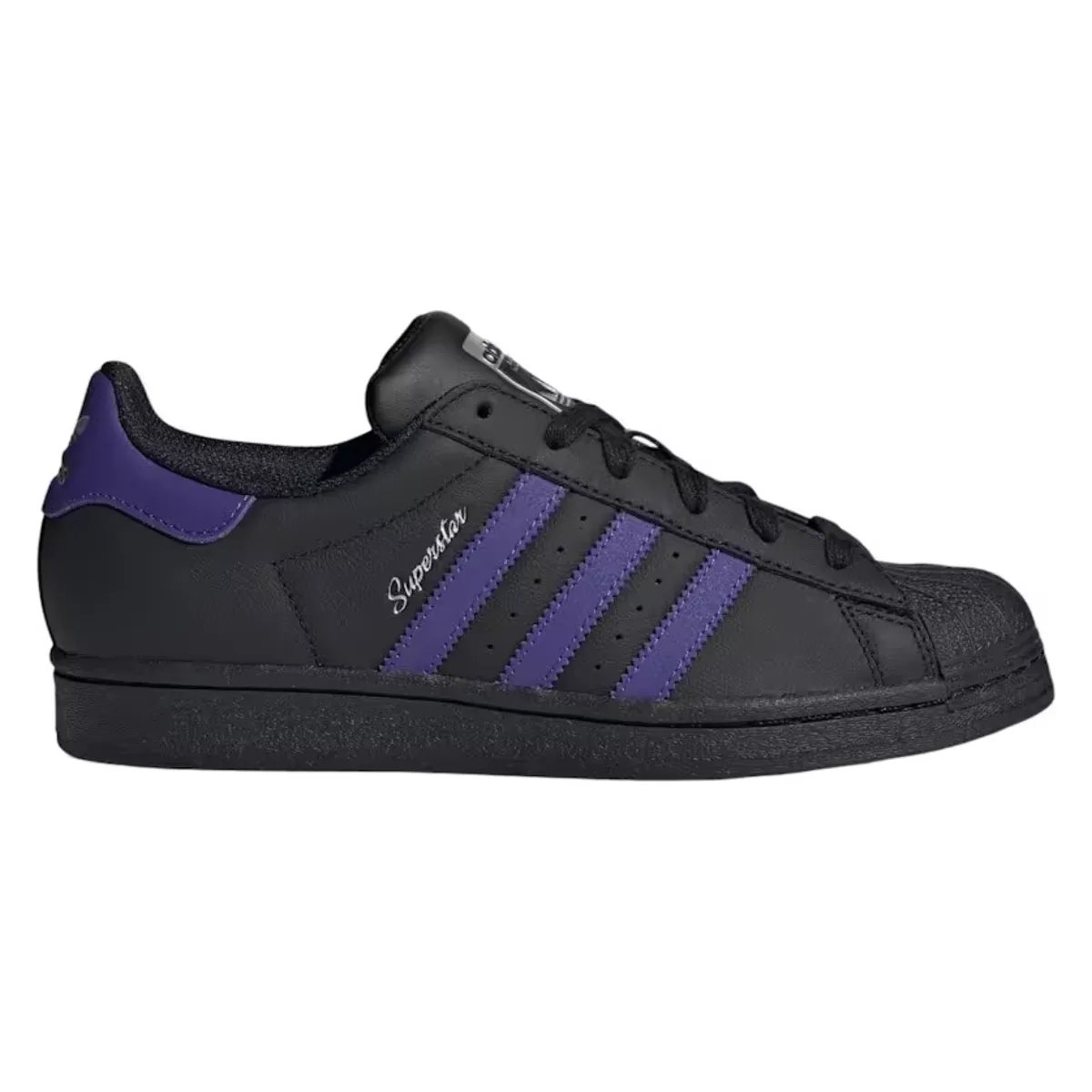 adidas Superstar Core Black Energy Ink Silver Metallic (Women's)