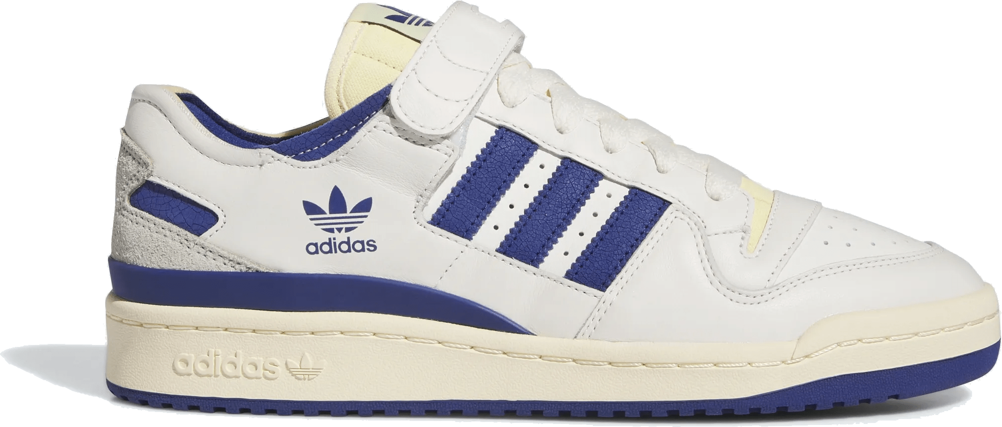 adidas Forum 84 Low White Victory Blue Easy Yellow