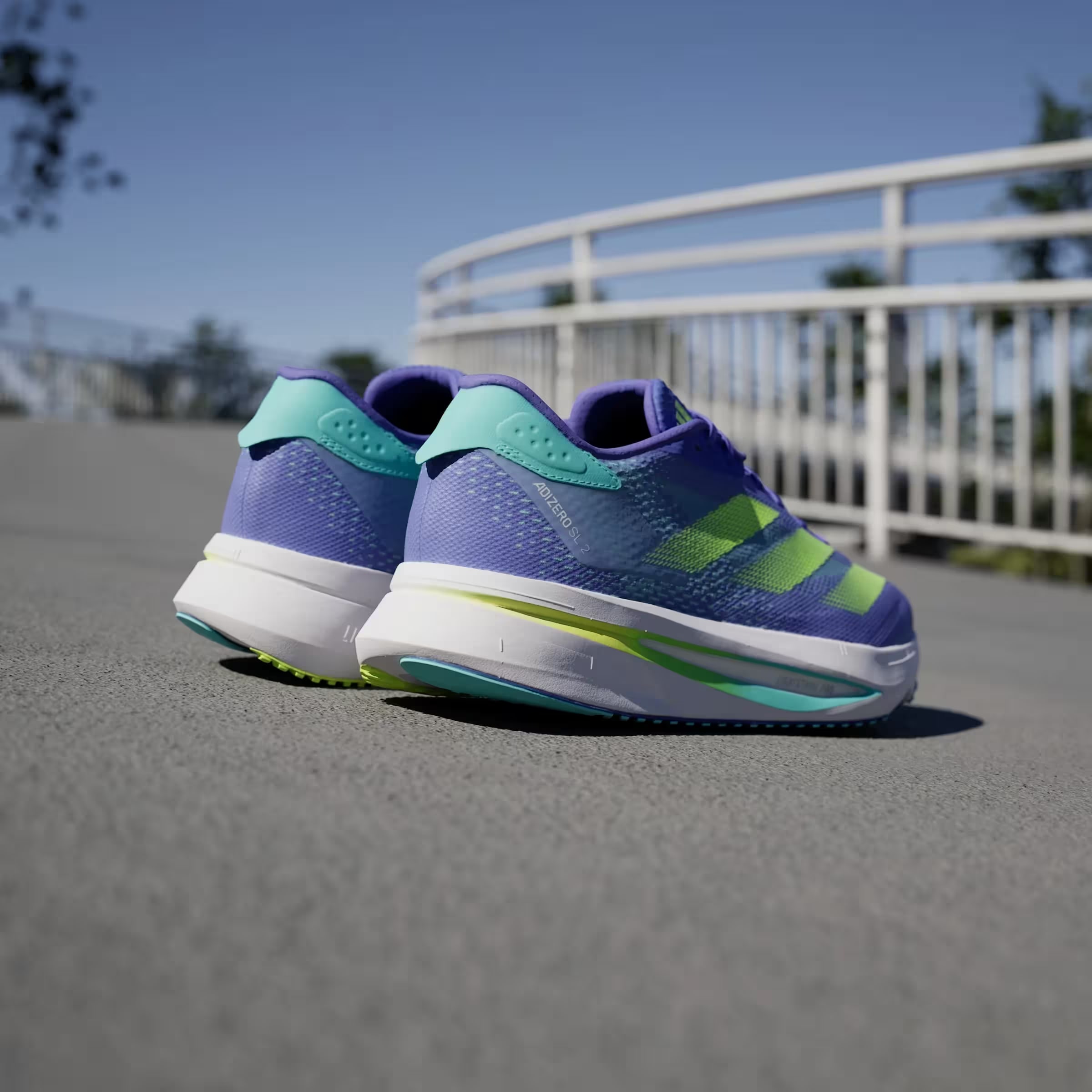 adidas Adizero SL 2 Cobalt Blue Lucid Lemon Blue Spark