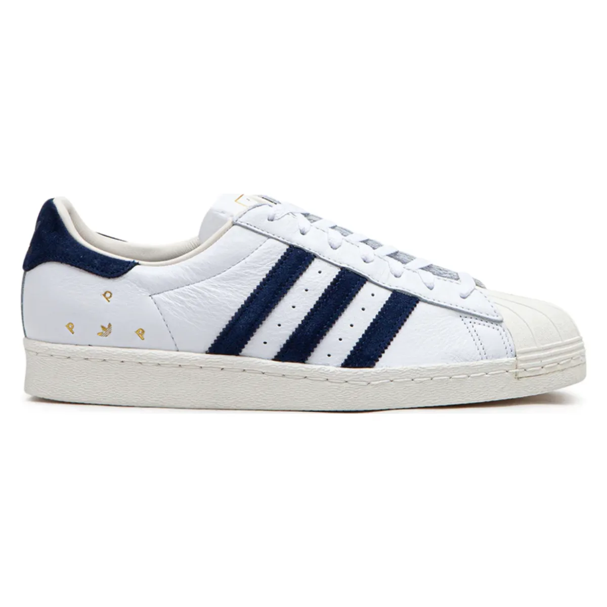 Pop Trading Company x Adidas Superstar Adv "White Navy"
