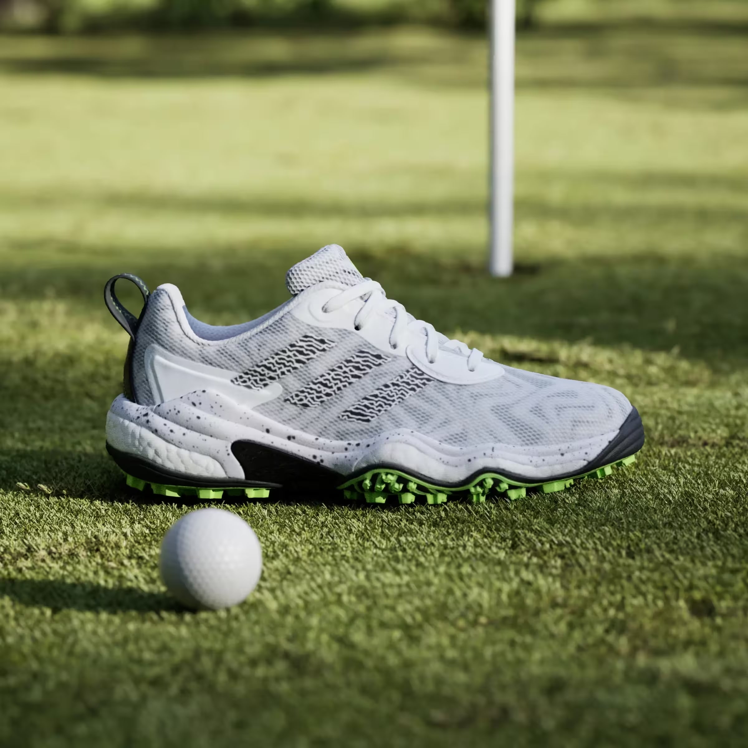 adidas Codechaos 25 Golf Cloud White Core Black Lucid Lemon (Women's)