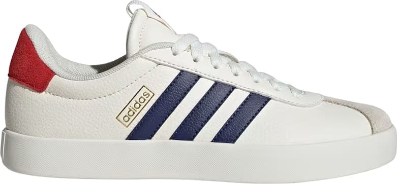 adidas Vl Court 3.0 Low Off White Dark Blue Better Scarlet (Women's)