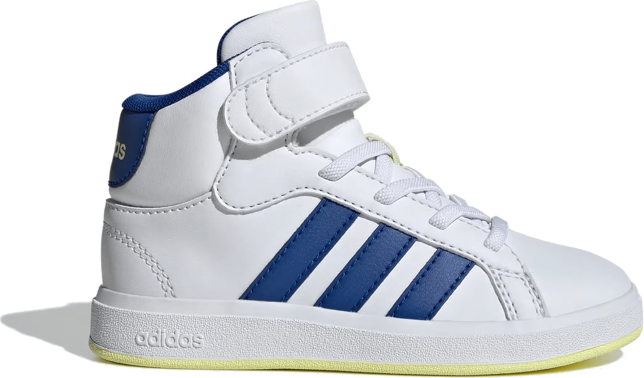 adidas Grand Court Cloud White Royal Blue Ice Yellow (GS)