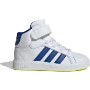 adidas Grand Court Cloud White Royal Blue Ice Yellow (GS)