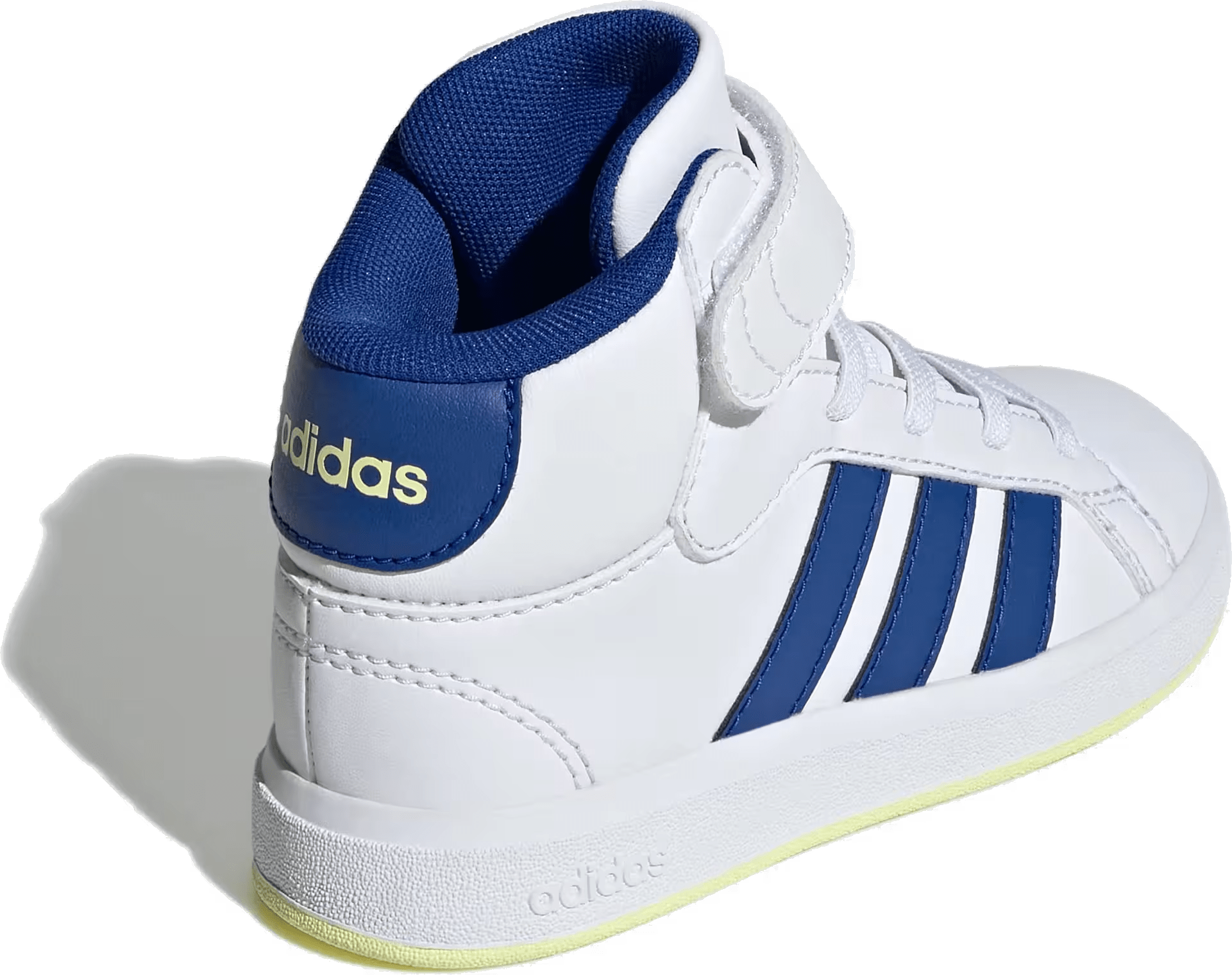 adidas Grand Court Cloud White Royal Blue Ice Yellow (GS)