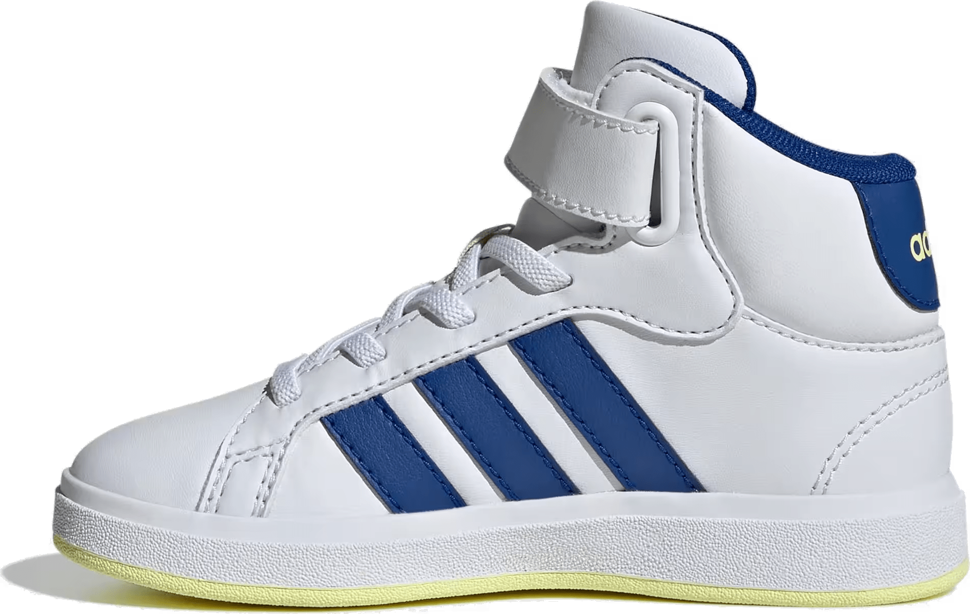 adidas Grand Court Cloud White Royal Blue Ice Yellow (GS)