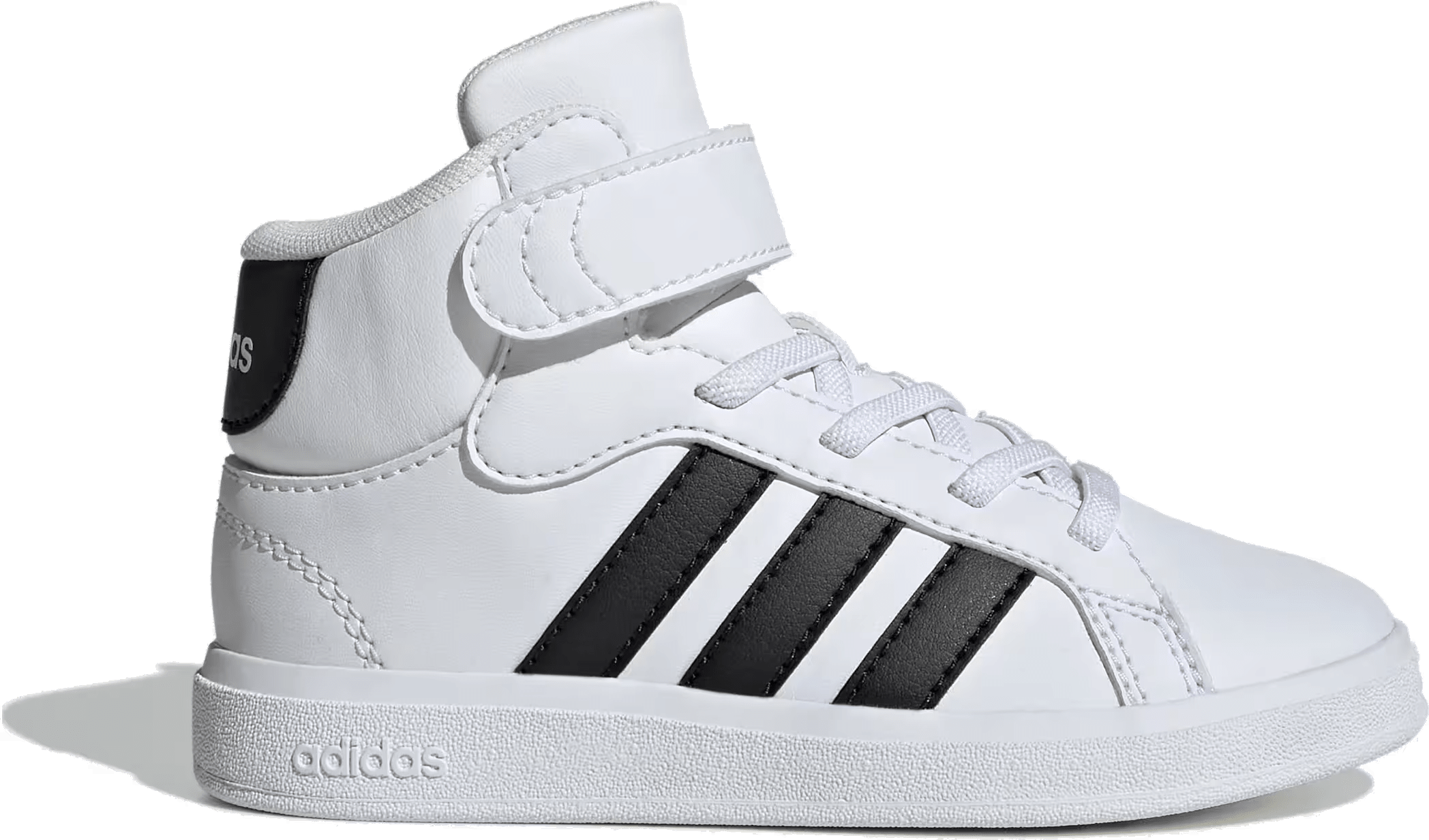 adidas Grand Court Mid Cloud White Core Black (GS)