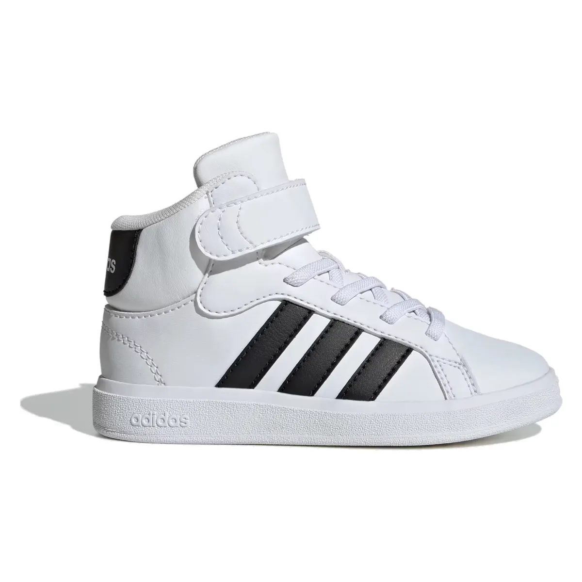 adidas Grand Court Mid Cloud White Core Black (GS)