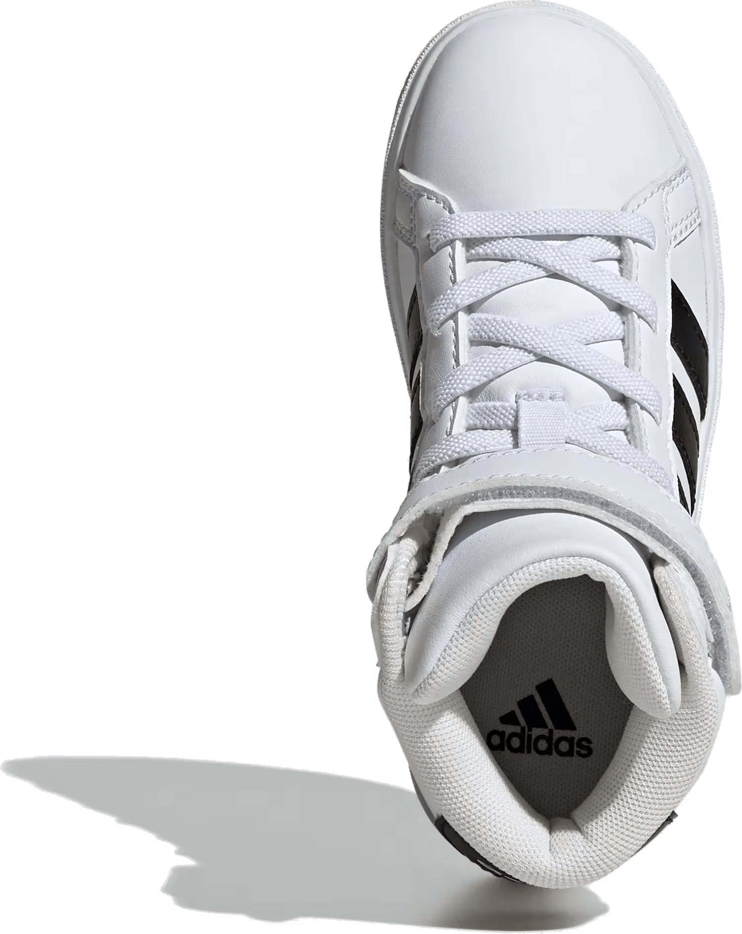 adidas Grand Court Mid Cloud White Core Black (GS)