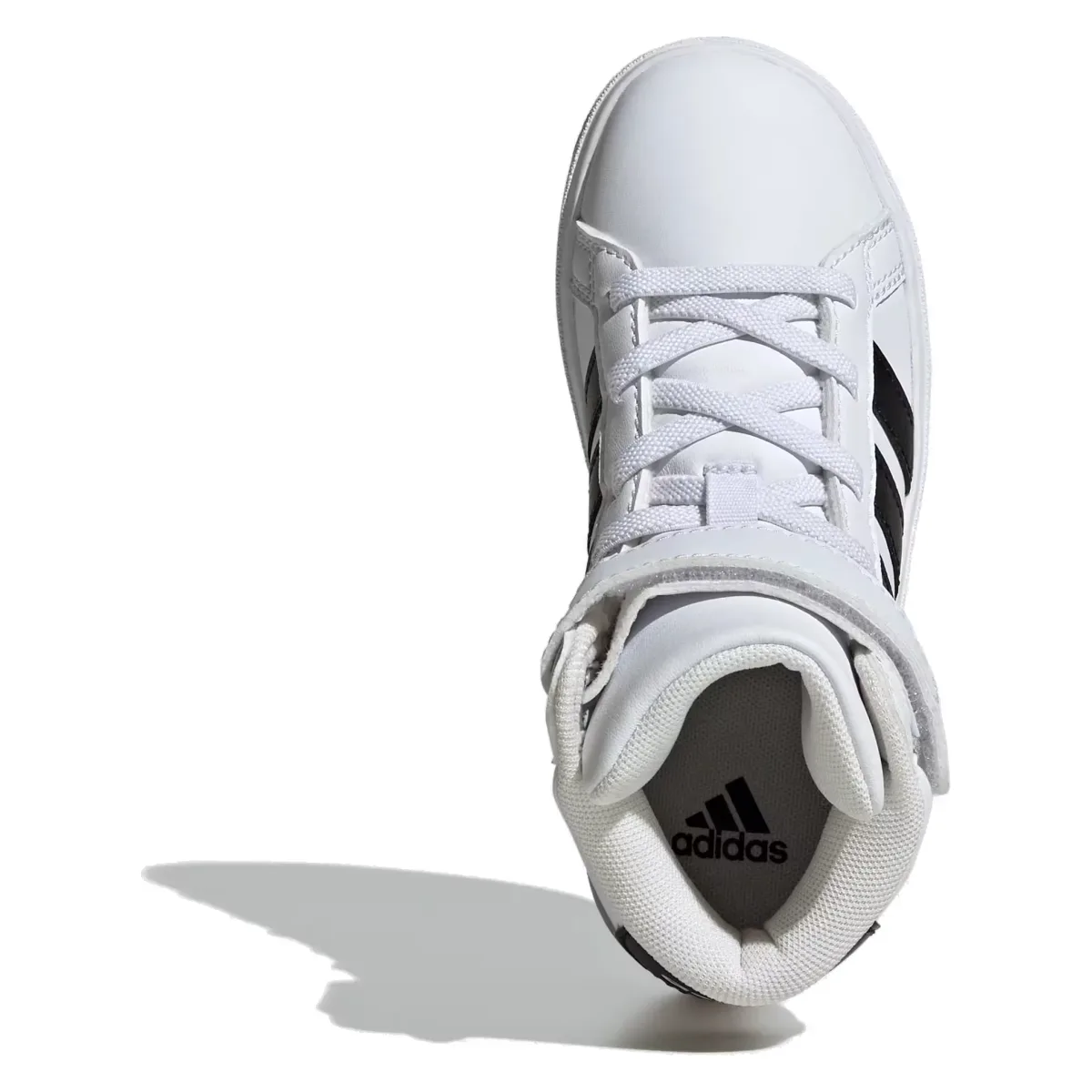 adidas Grand Court Mid Cloud White Core Black (GS)