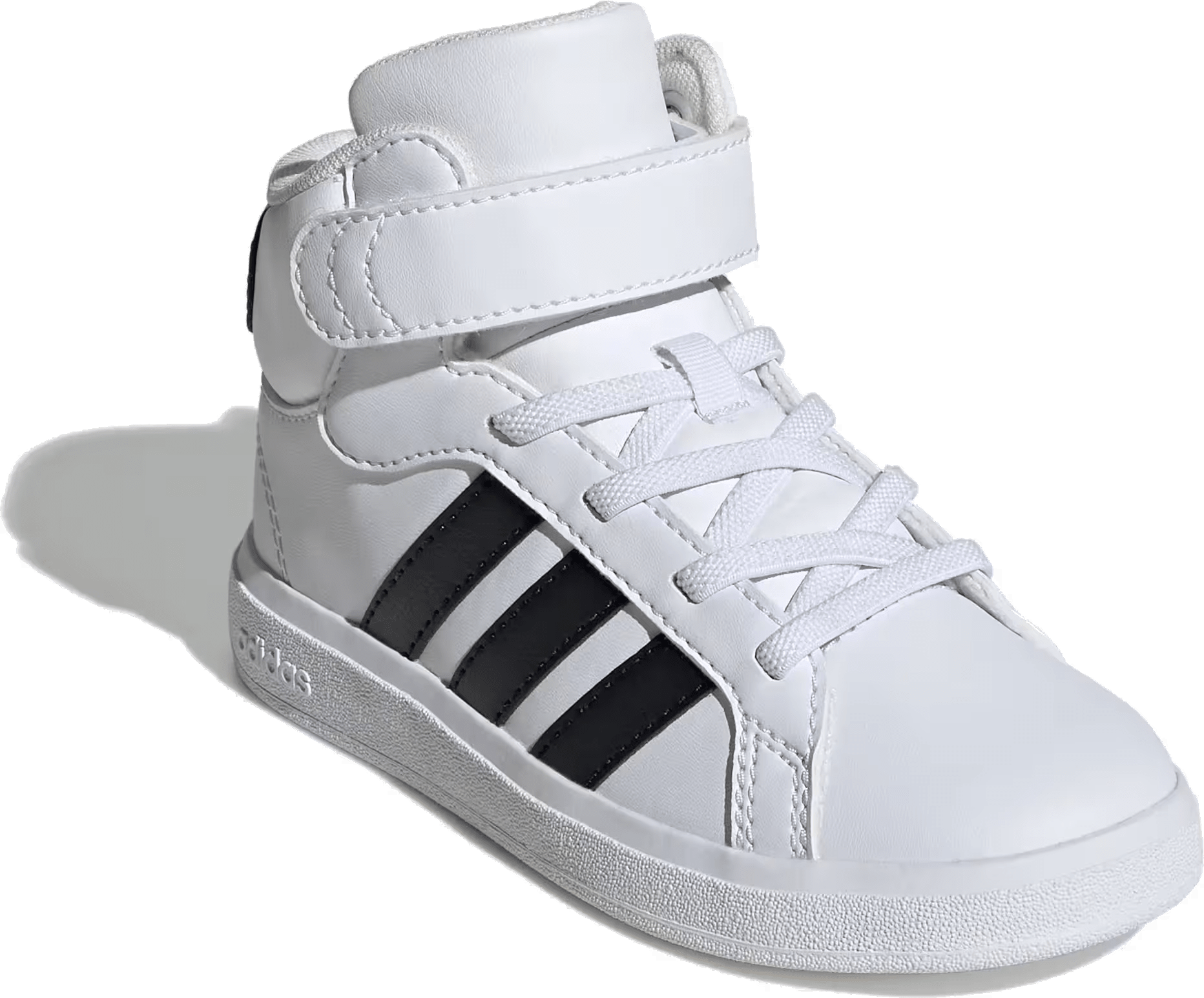 adidas Grand Court Mid Cloud White Core Black (GS)