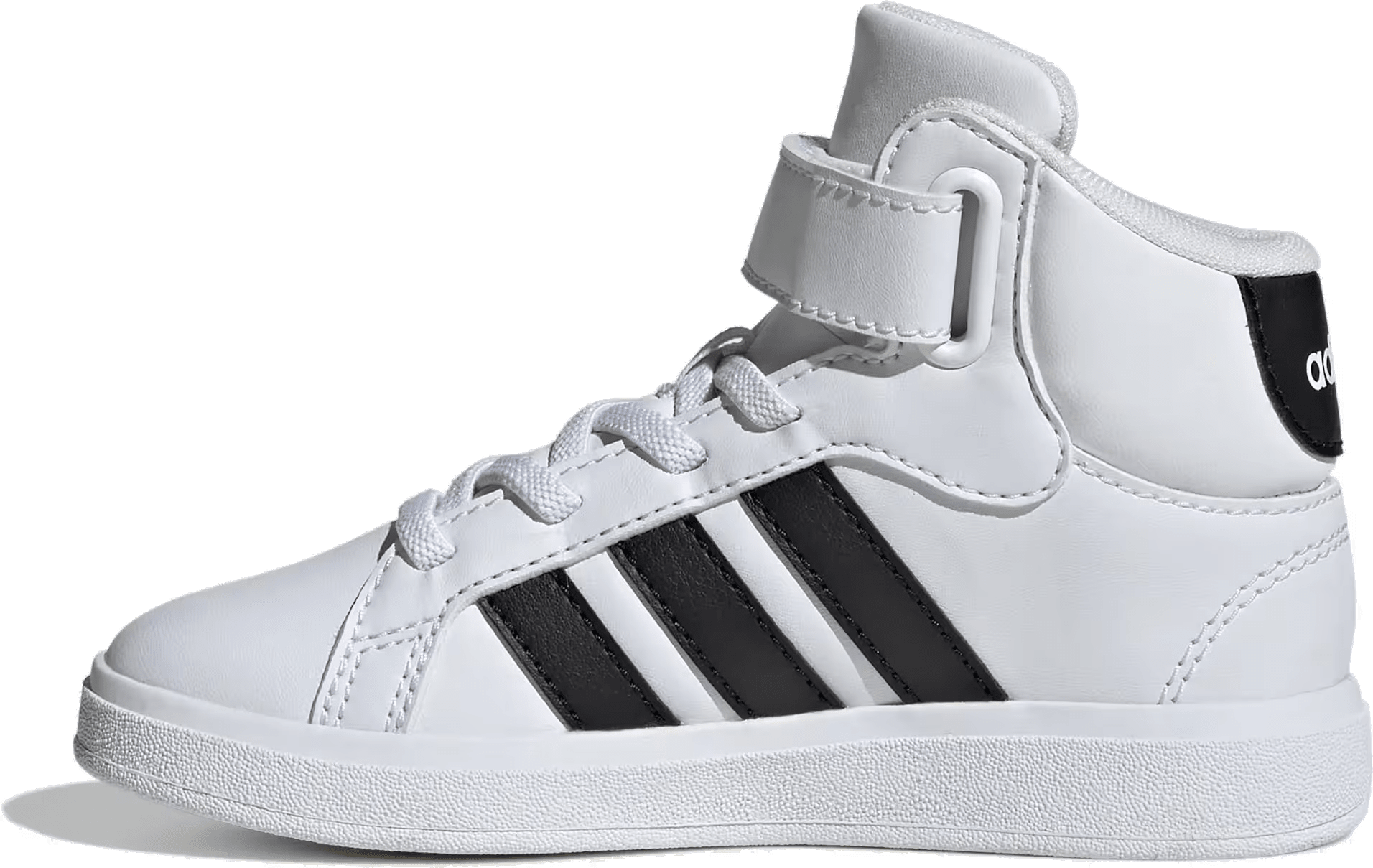 adidas Grand Court Mid Cloud White Core Black (GS)