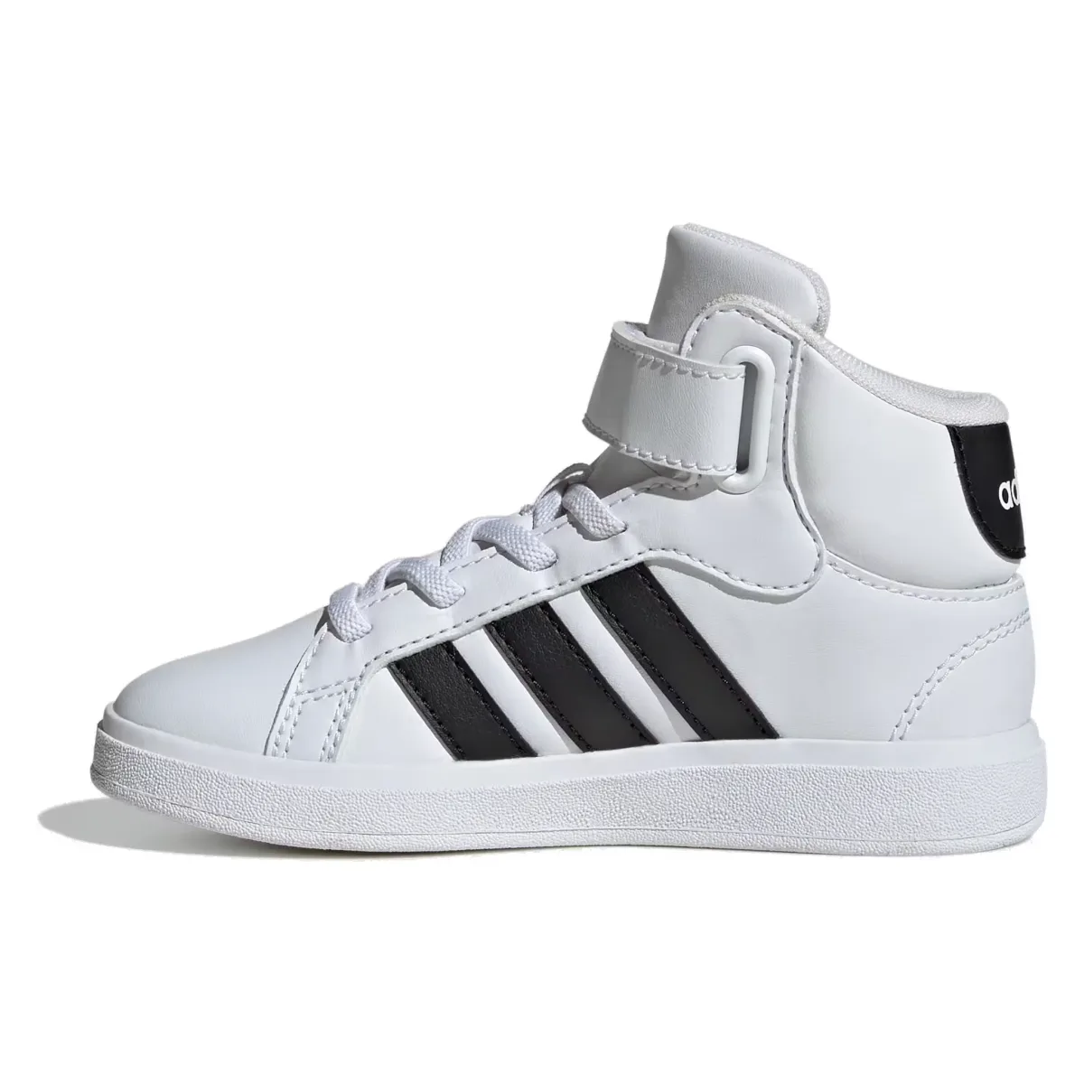 adidas Grand Court Mid Cloud White Core Black (GS)
