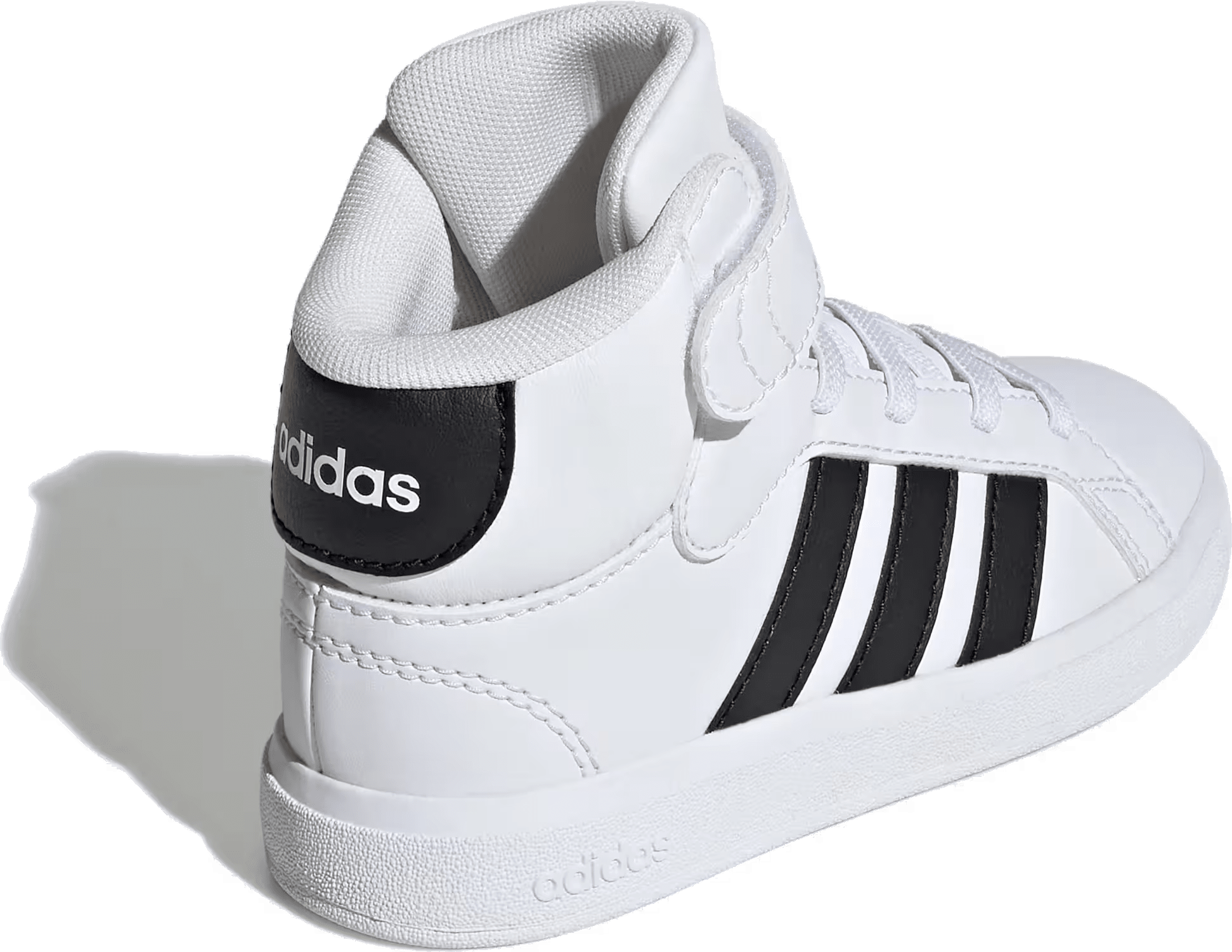 adidas Grand Court Mid Cloud White Core Black (GS)