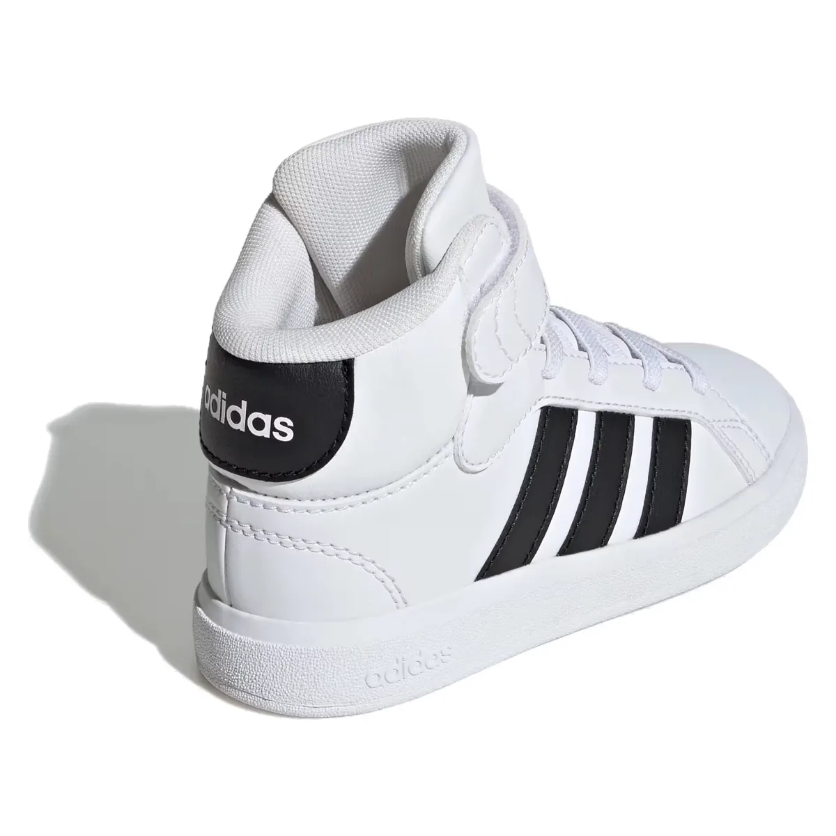 adidas Grand Court Mid Cloud White Core Black (GS)