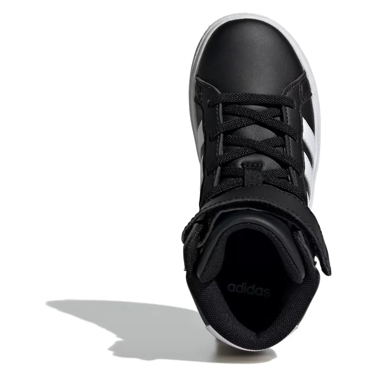 adidas Grand Court Mid Core Black Cloud White (GS)
