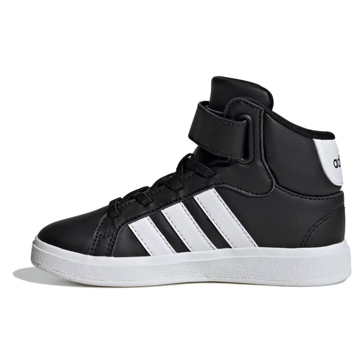 adidas Grand Court Mid Core Black Cloud White (GS)