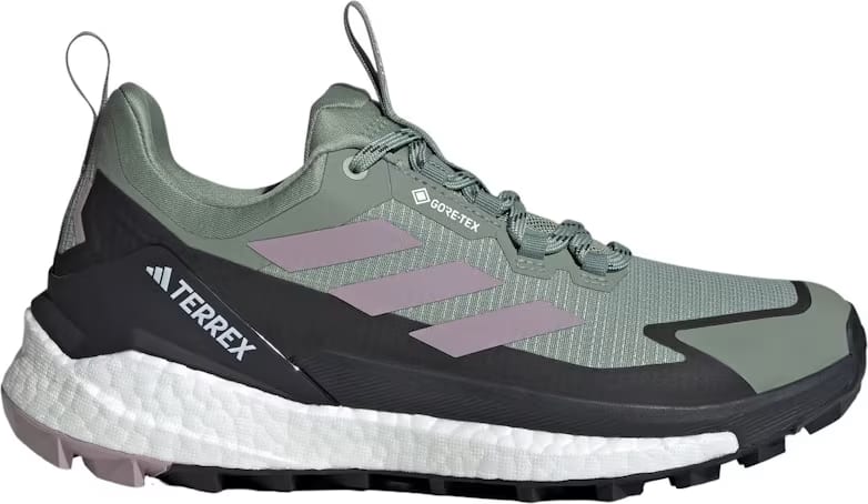 adidas Terrex Free Hiker 2.0 Low Gore-Tex Silver Green Preloved Fig Carbon (Women's)