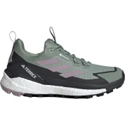 adidas Terrex Free Hiker 2.0 Low Gore-Tex Silver Green Preloved Fig Carbon (Women's)