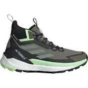 adidas Terrex Free Hiker Gore-Tex 2.0 Olive Strata Silver Green Aurora Black