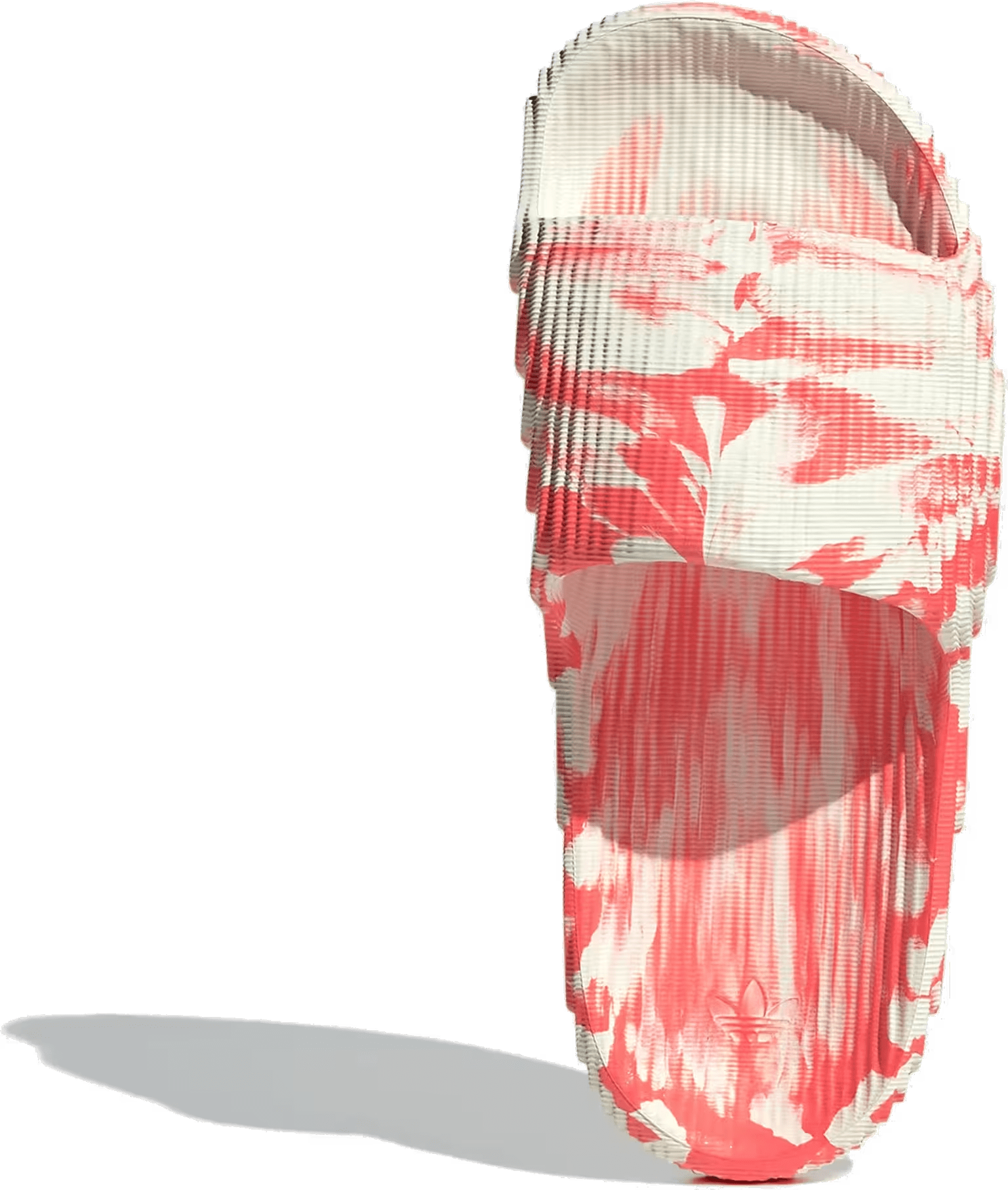 adidas Adilette 22 Slides Ivory Solar Red