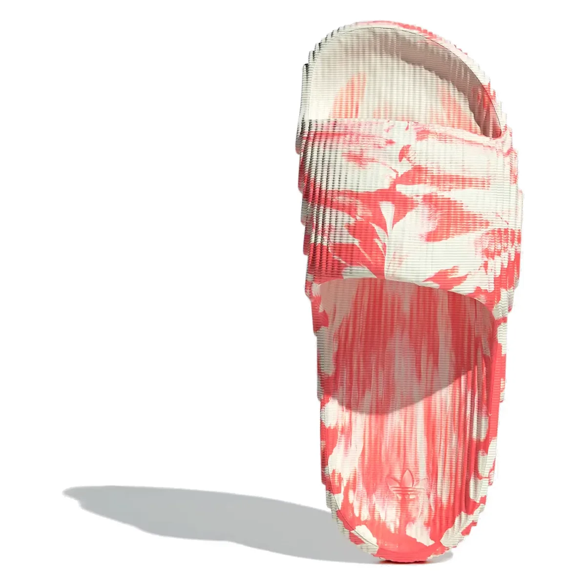 adidas Adilette 22 Slides Ivory Solar Red