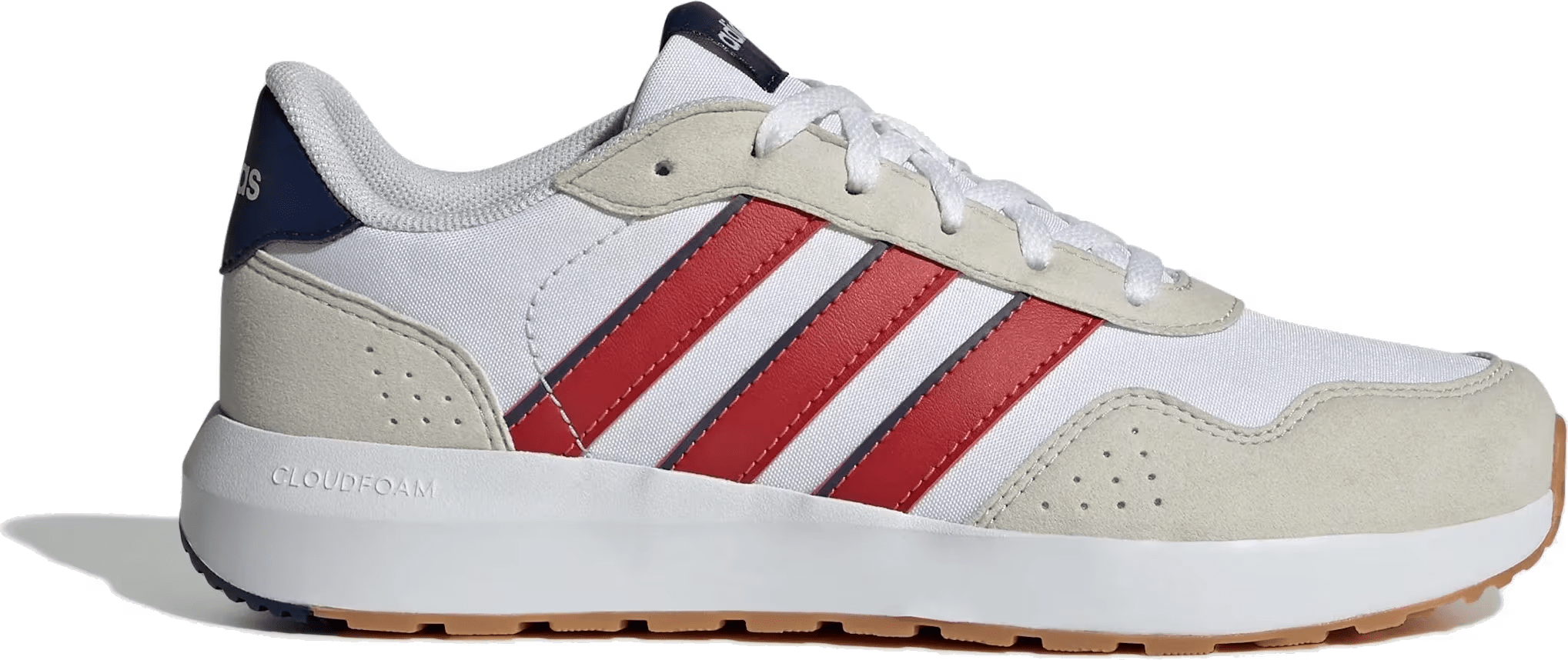 adidas Run 60s Cloud White Collegiate Red Dark Blue (GS)