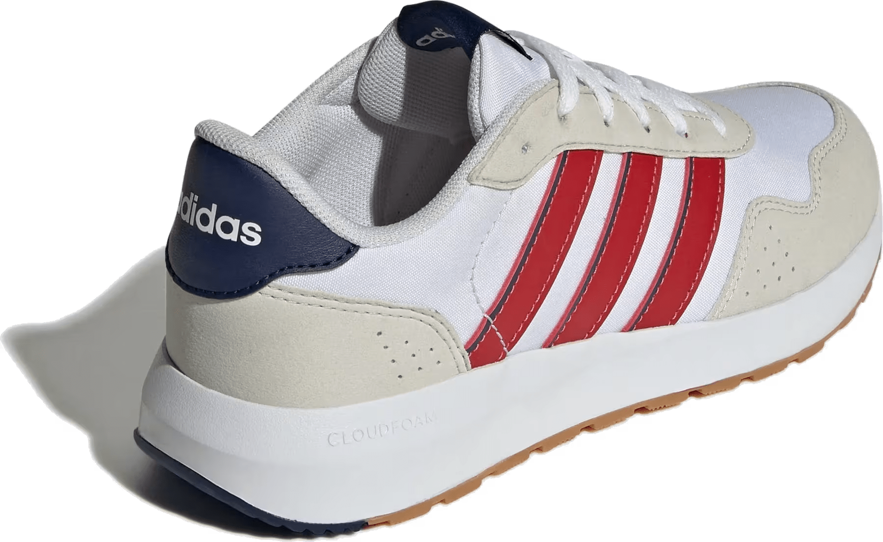 adidas Run 60s Cloud White Collegiate Red Dark Blue (GS)