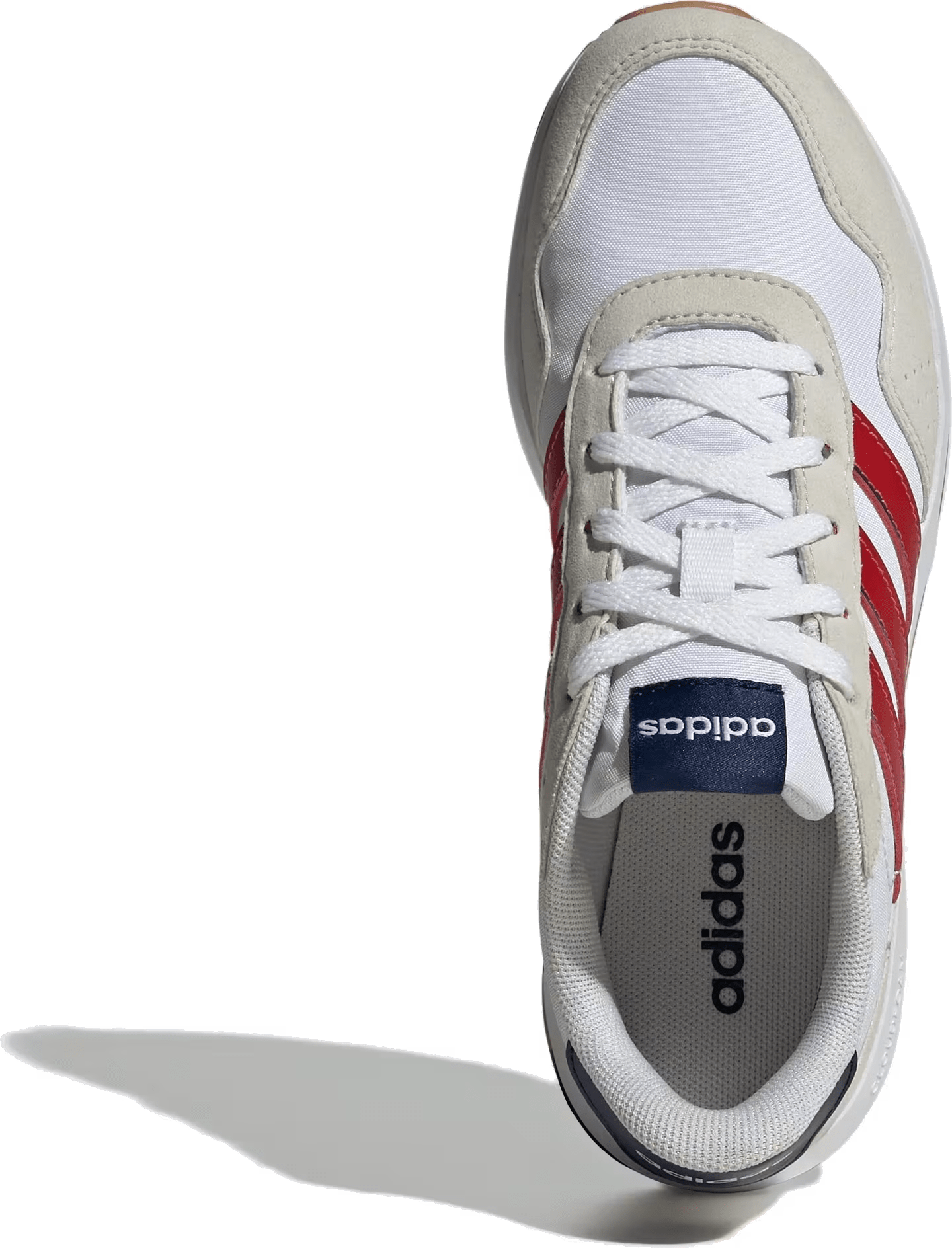 adidas Run 60s Cloud White Collegiate Red Dark Blue (GS)