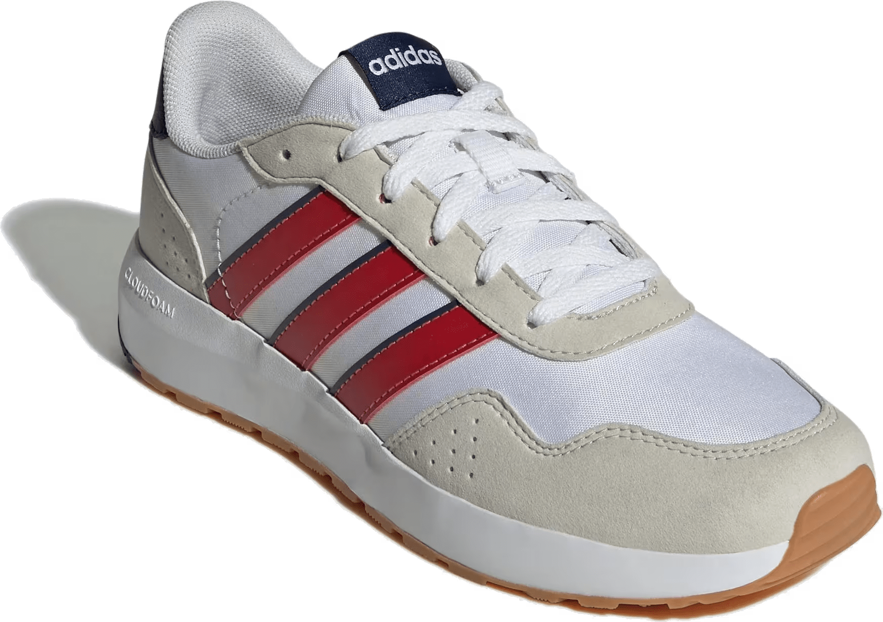adidas Run 60s Cloud White Collegiate Red Dark Blue (GS)