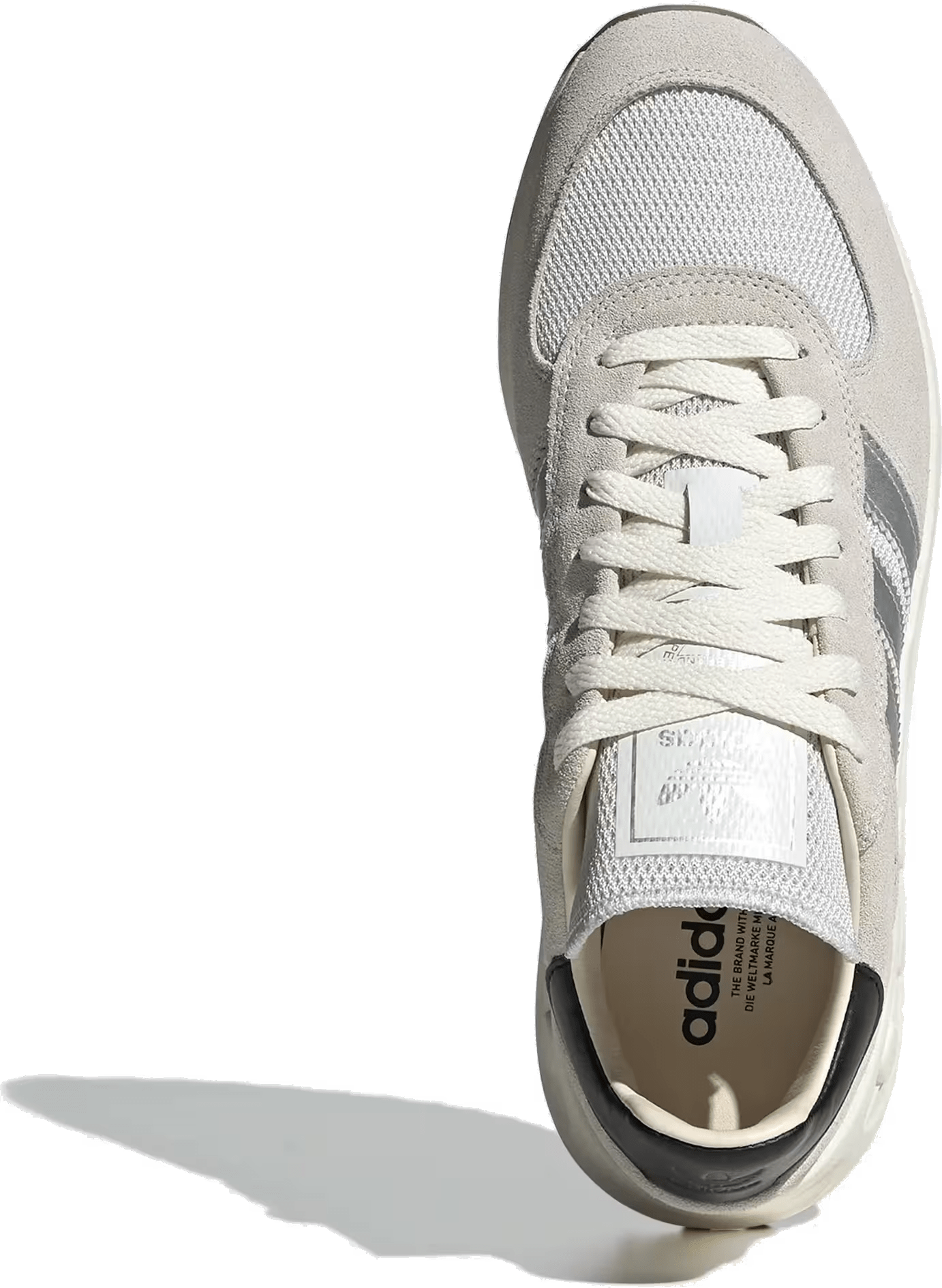 adidas LA Trainer Lux Crystal White Silver Metallic Core Black