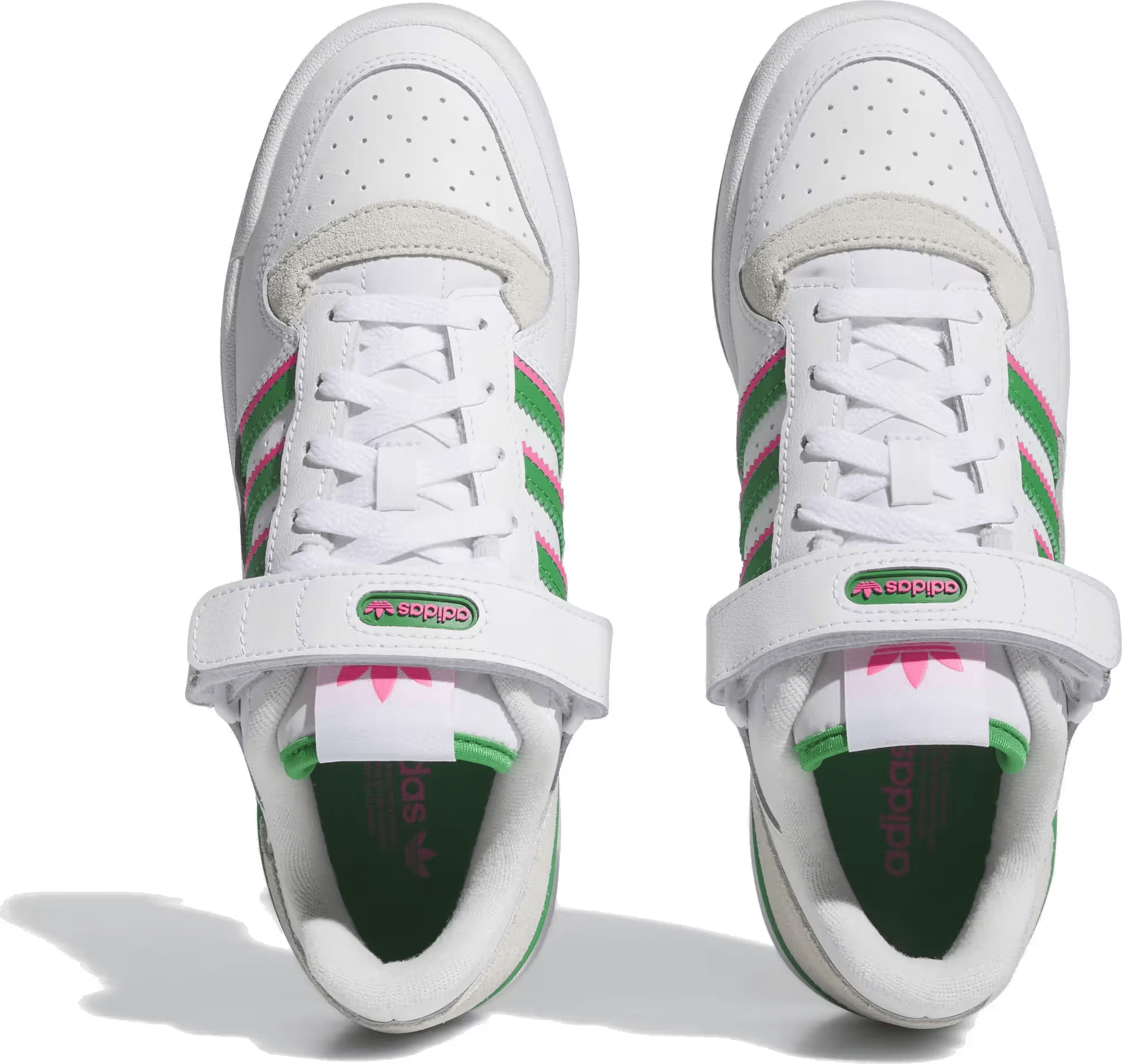 adidas Forum Low White Green Lucid Pink (Women's)