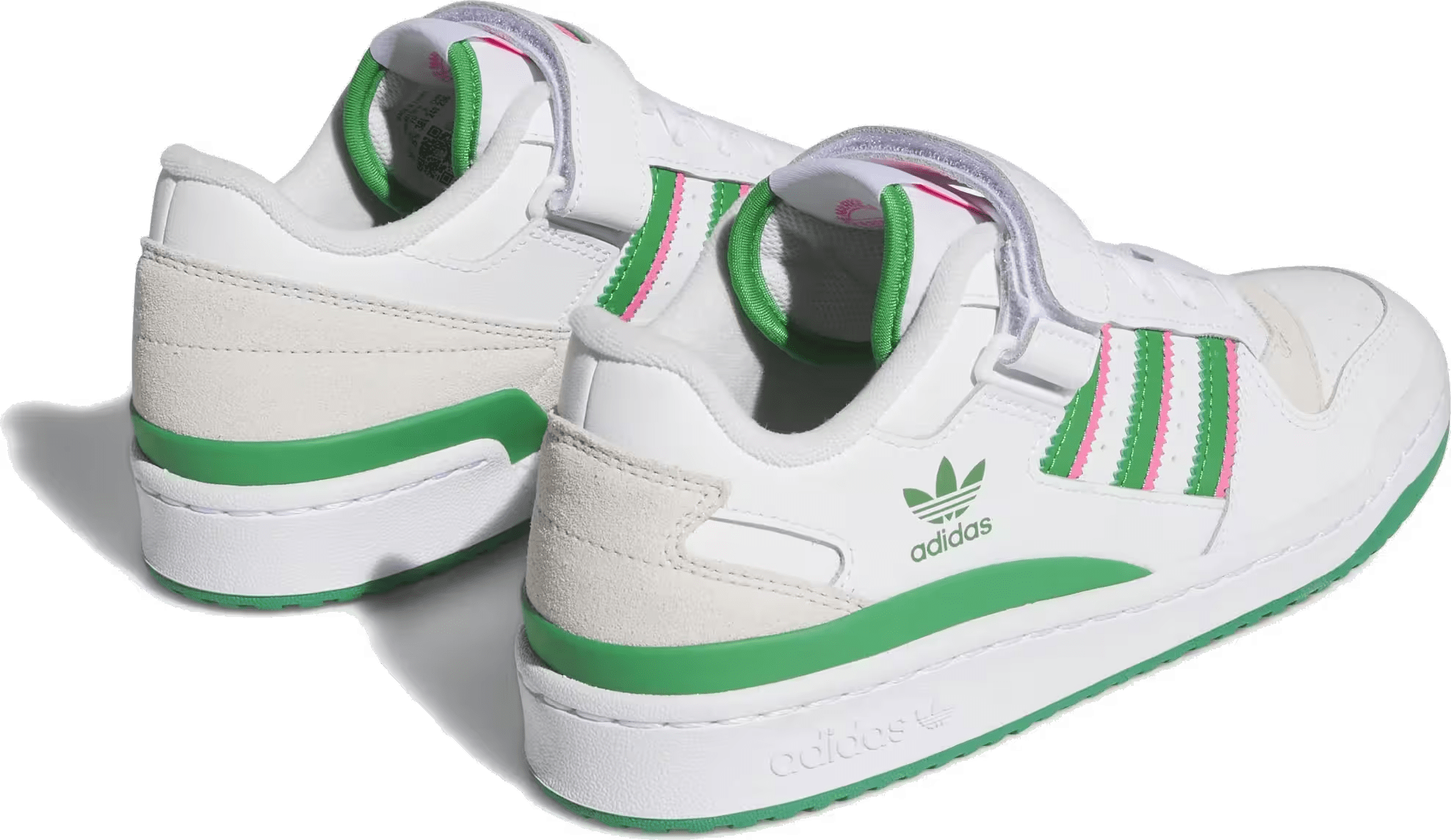 adidas Forum Low White Green Lucid Pink (Women's)