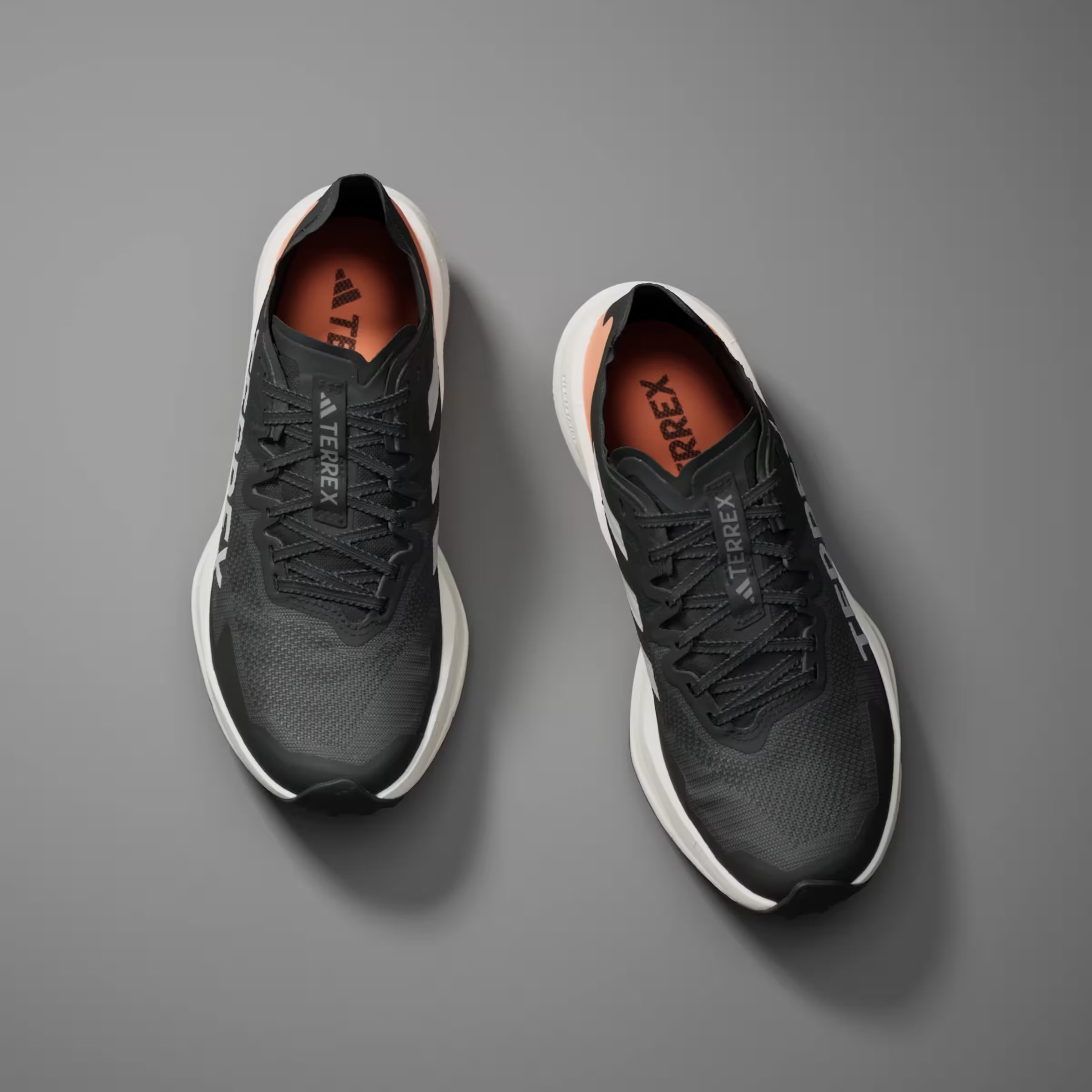 adidas Terrex Agravic Speed Trail Core Black Grey Amber Tint (Women's)