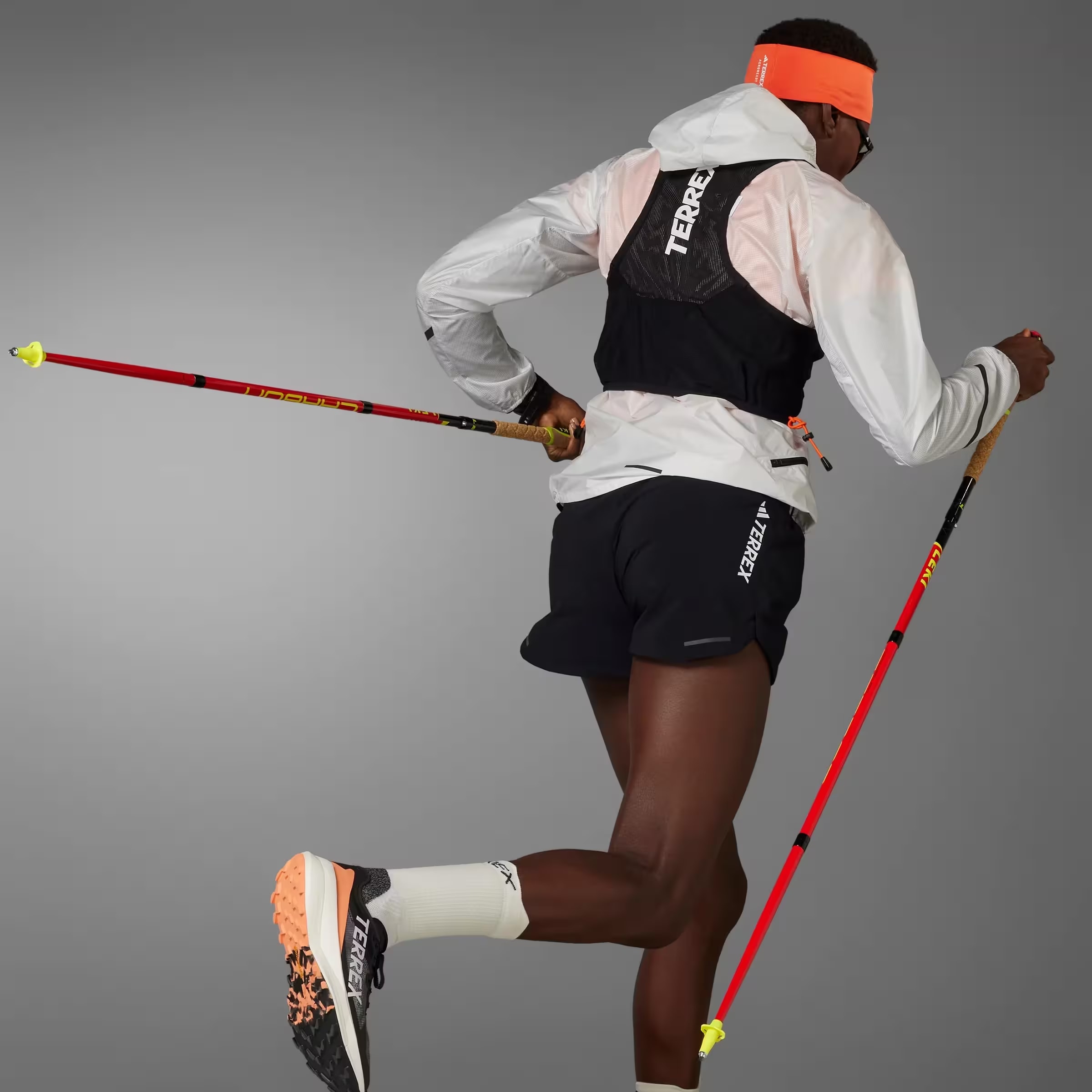 adidas Terrex Agravic Speed Trail Core Black Grey Amber Tint (Women's)