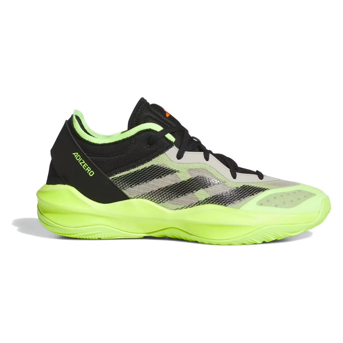 adidas Adizero Select 2.0 Putty Grey Core Black Lucid Lemon