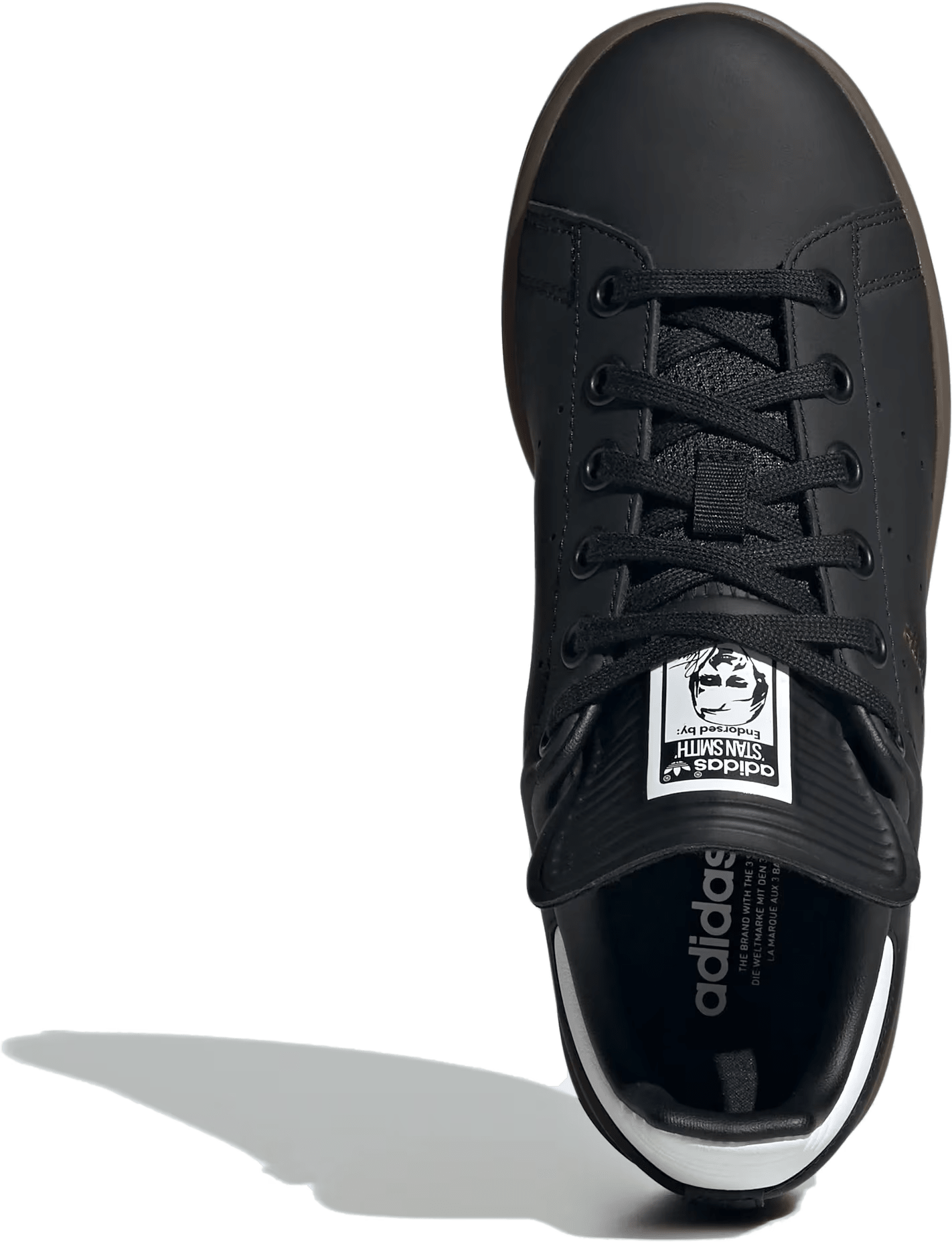 adidas Stan Smith Black Cloud White Gum (GS)