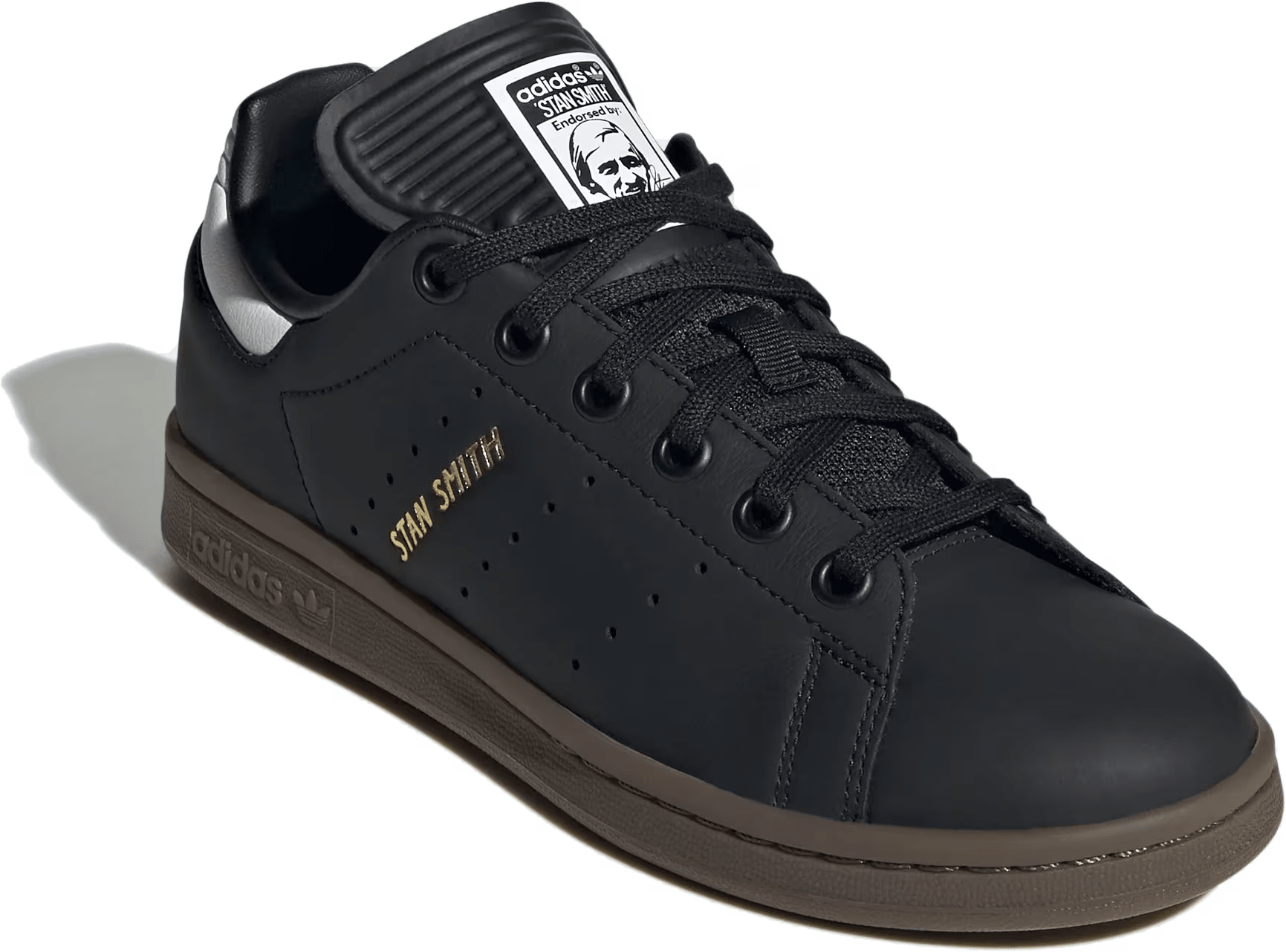 adidas Stan Smith Black Cloud White Gum (GS)