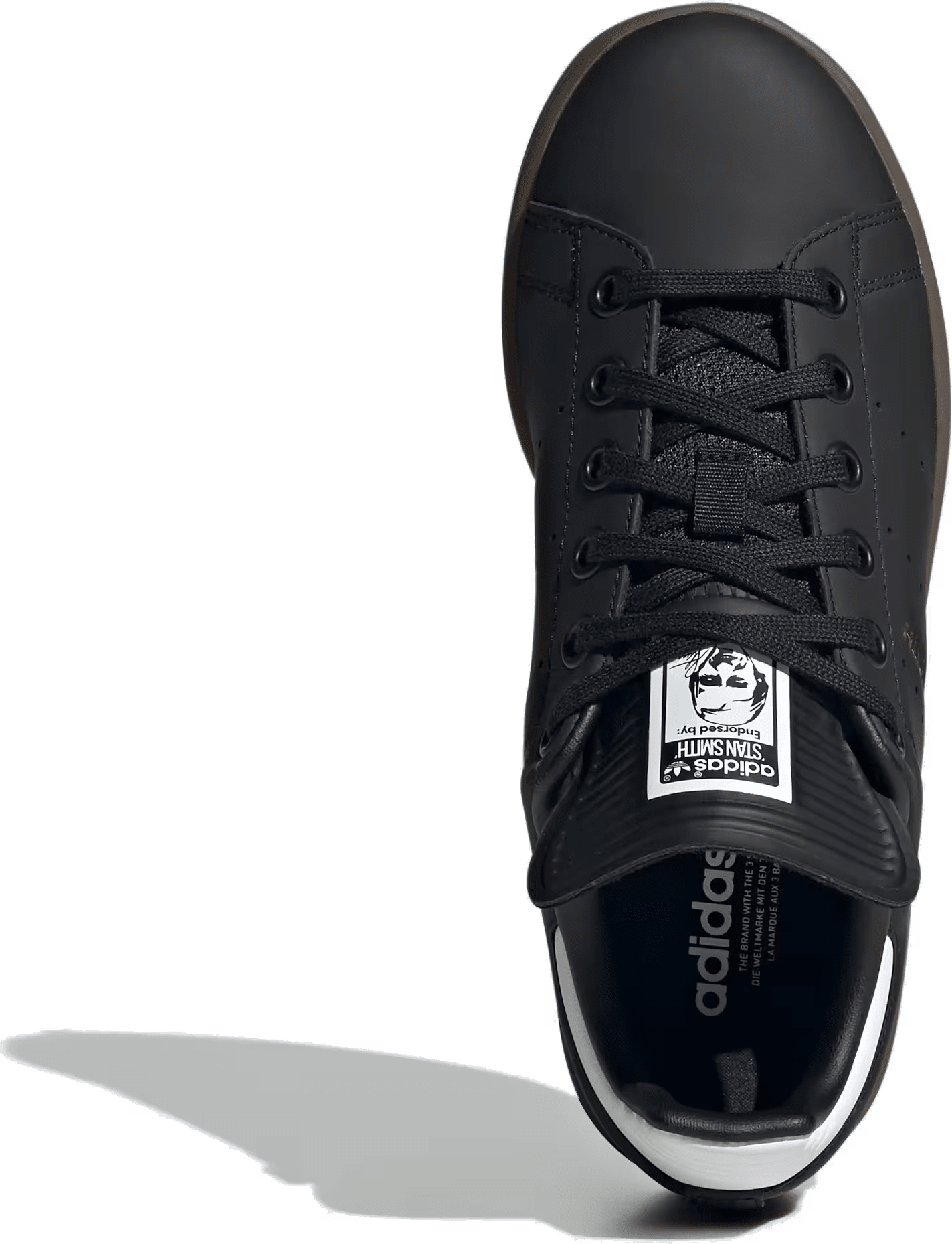 adidas Stan Smith Black Cloud White Gum (GS)