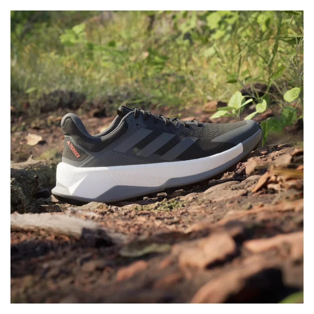adidas Terrex Soulstride Ultra Trail Core Black Grey Four Impact Orange