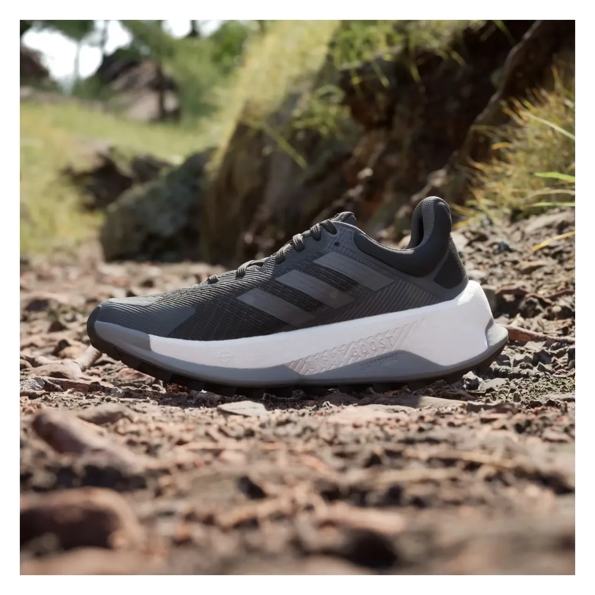 adidas Terrex Soulstride Ultra Trail Core Black Grey Cloud White (Women's)
