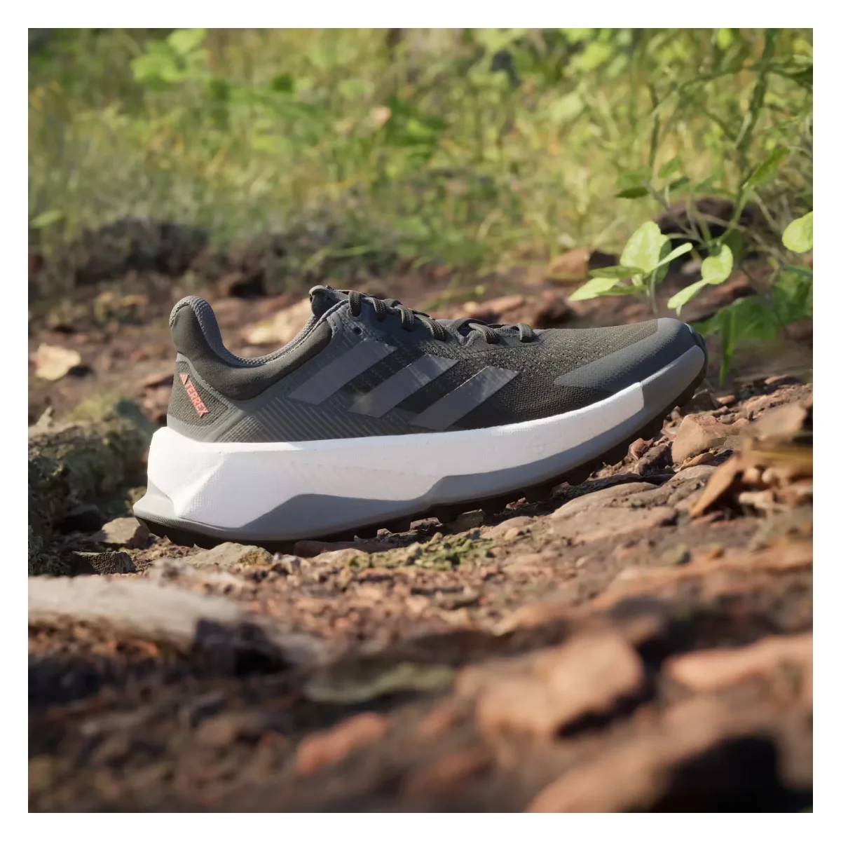 adidas Terrex Soulstride Ultra Trail Core Black Grey Cloud White (Women's)