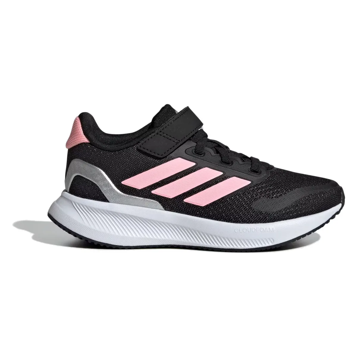 adidas Runfalcon 5 Core Black Pink Spark Silver Metallic (PS)