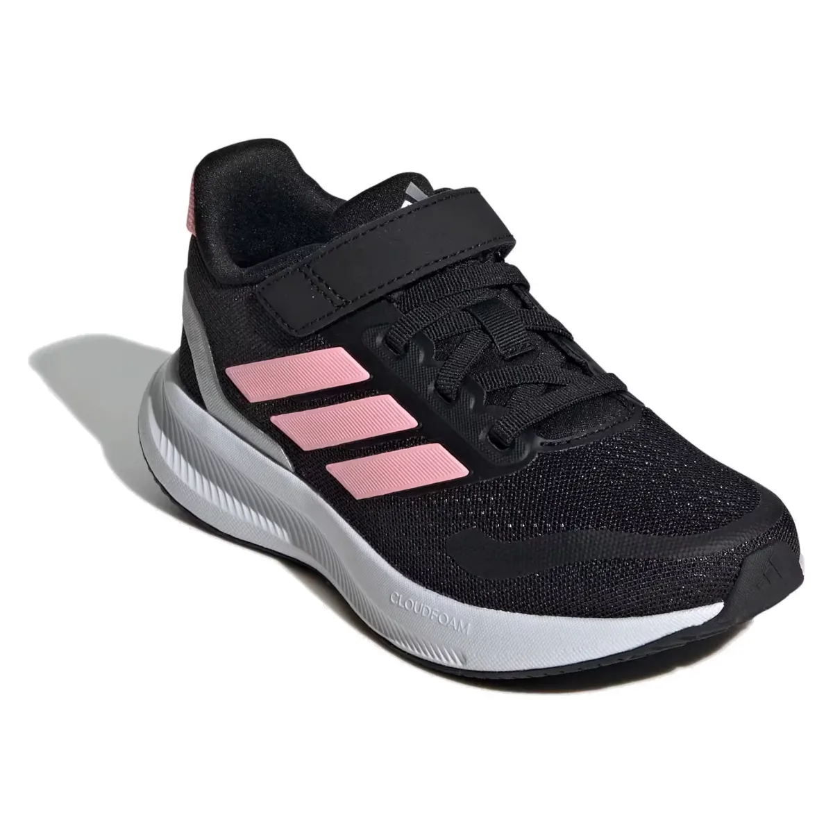 adidas Runfalcon 5 Core Black Pink Spark Silver Metallic (PS)