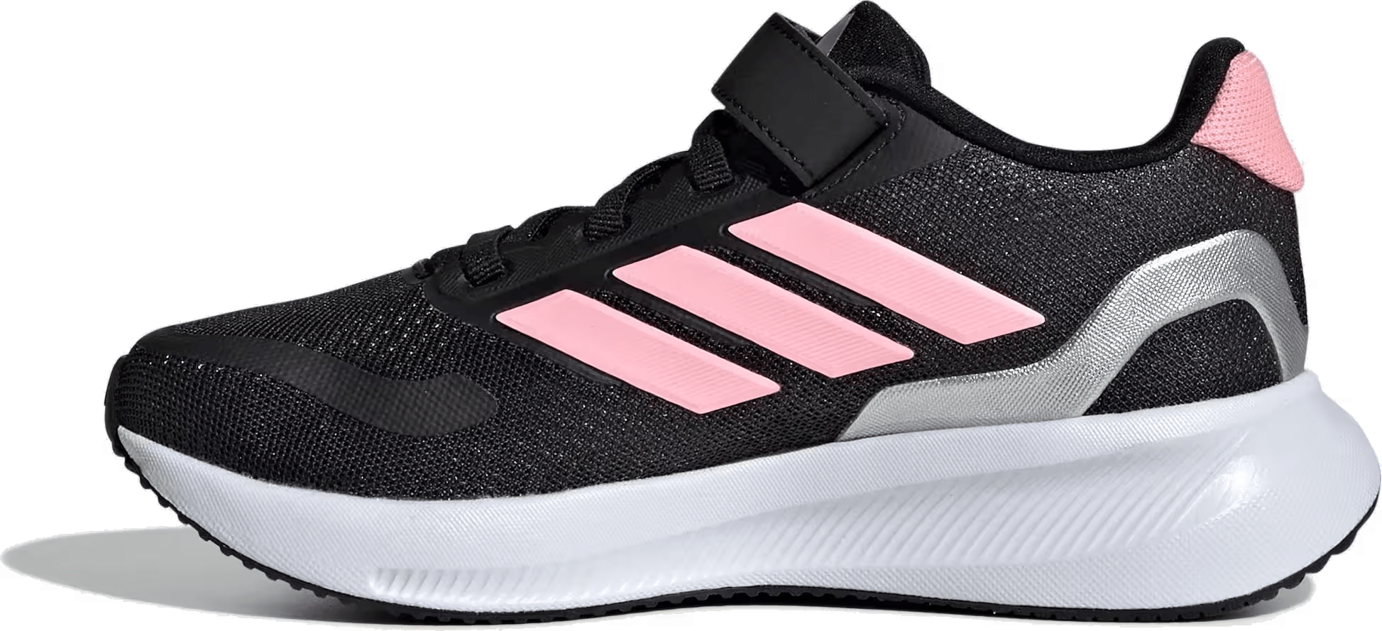 adidas Runfalcon 5 Core Black Pink Spark Silver Metallic (PS)