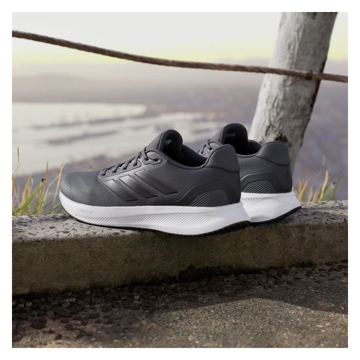 adidas Runfalcon 5 Grey Core Black Cloud White