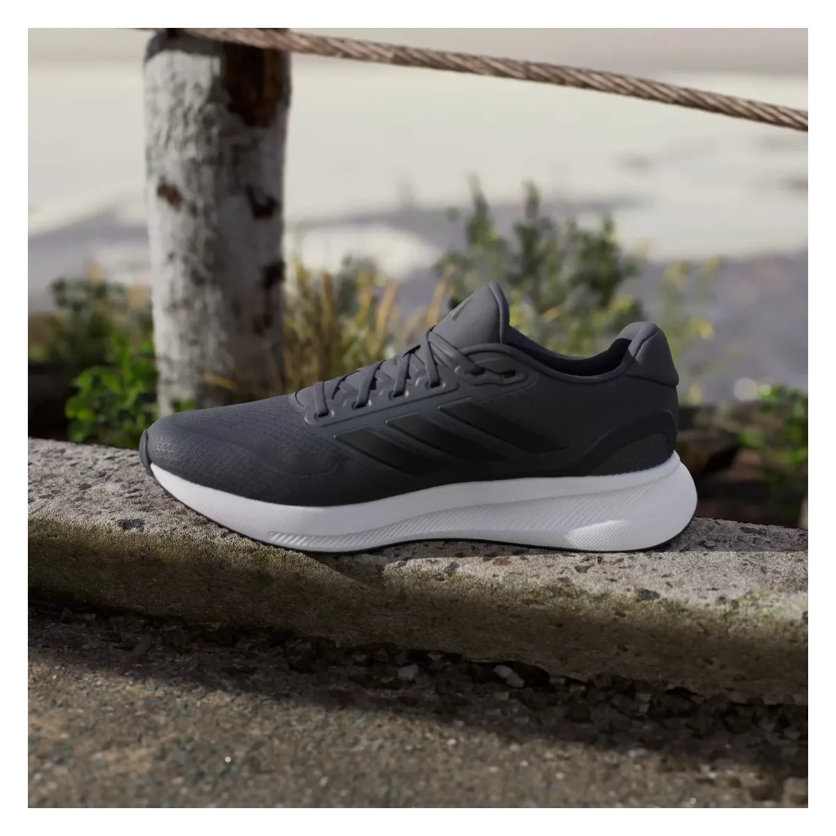 adidas Runfalcon 5 Grey Core Black Cloud White