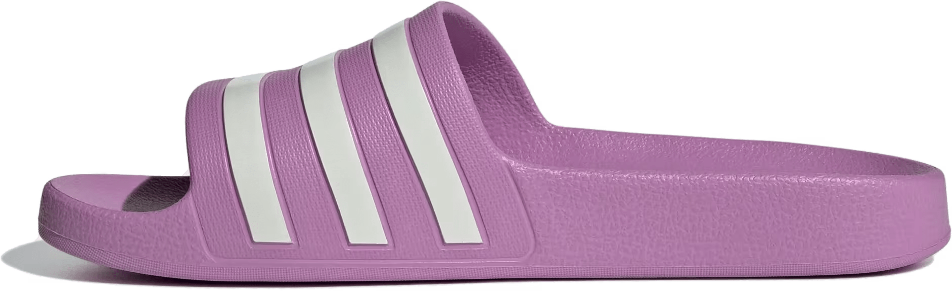 adidas Adilette Aqua Slides Preloved Purple Off White Grey Two (Women's)