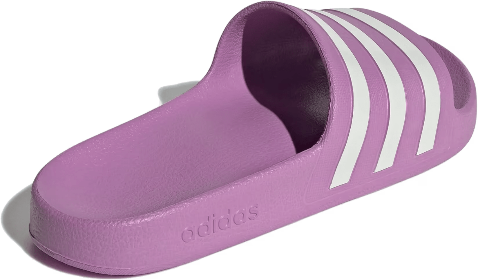 adidas Adilette Aqua Slides Preloved Purple Off White Grey Two (Women's)